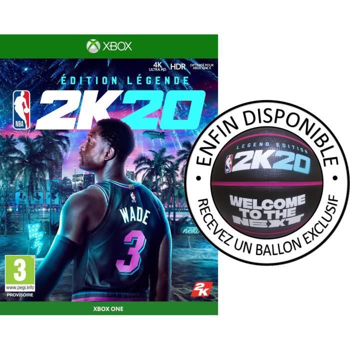 NBA 2K20 Édition Légende Jeu Xbox One + Ballon SPALDING Exclusif offert