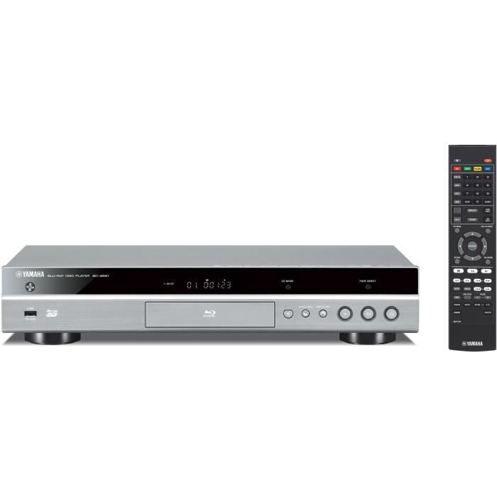 YAMAHA BD-S681 Lecteur Blu-Ray 3D / DVD - Titanium