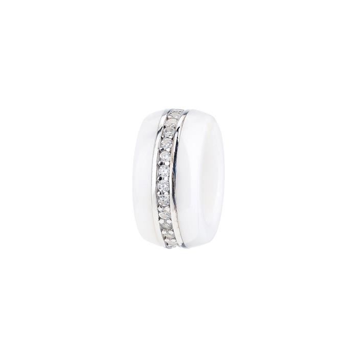 CERALUXE Collier Céramique Argent 925° Femme