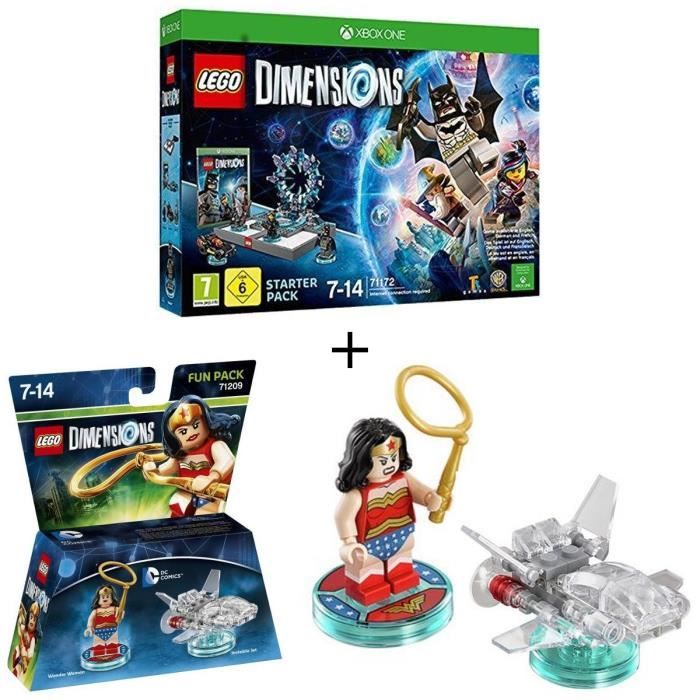 Pack LEGO: Starter Pack Xbox One LEGO Dimension + Figurine LEGO Dimensions: Wonder Woman