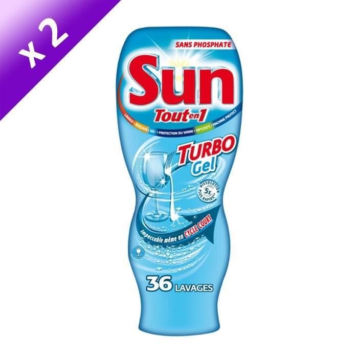 SUN Turbo Gel Standard 72 Lavages 2x870ml