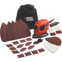 PONCEUSE - POLISSEUSE BLACK & DECKER Ponçeuse Mouse Firestorm + 15 acces PONCEUSE - POLISSEUSE BLACK & DECKER Ponçeuse Mouse Firestorm + 15 acces