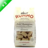 PÂTES ALIMENTAIRES RUMMO Lot de 3 Paccheri N°111 - 500 g PÂTES ALIMENTAIRES RUMMO Lot de 3 Paccheri N°111 - 500 g