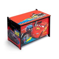 COFFRE À JOUETS CARS - Coffre à Jouets Enfant en Bois - Rouge et M COFFRE À JOUETS CARS - Coffre à Jouets Enfant en Bois - Rouge et M