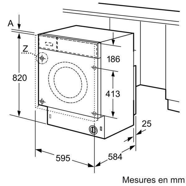  WKD28541FF - Lave linge séchant tout intégrable3