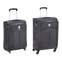 SET DE VALISES VISA DELSEY Lot de 2 Valises Souple 2-4 Roues 50-7 SET DE VALISES VISA DELSEY Lot de 2 Valises Souple 2-4 Roues 50-7