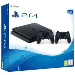 Pack Nouvelle PS4 500 Go + 2ème Manette DualShock 4 Pack Nouvelle PS4 500 Go + 2ème Manette DualShock 4
