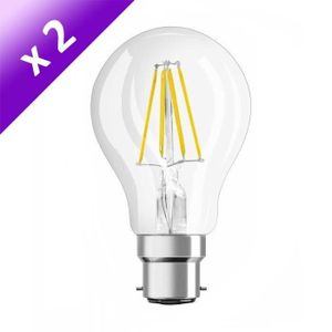 4 X 8 Watt Bc B22 A Baionnette Led Ampoule Gls Lumiere Lampe De