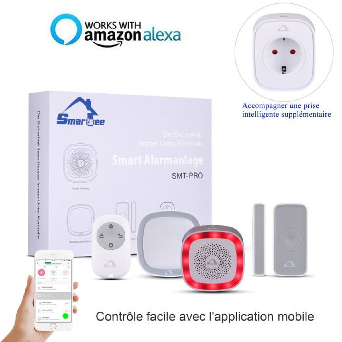 alarme maison alexa