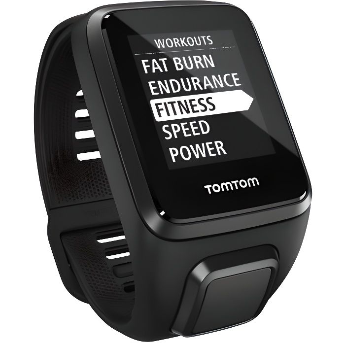 TOMTOM Montre connectée Spark 3 - Bracelet Large - Noir