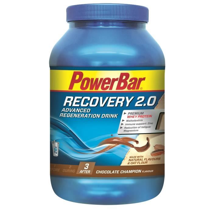 POWERBAR Boisson récupération Recovery 2.0 - Chocolat - 1144 g