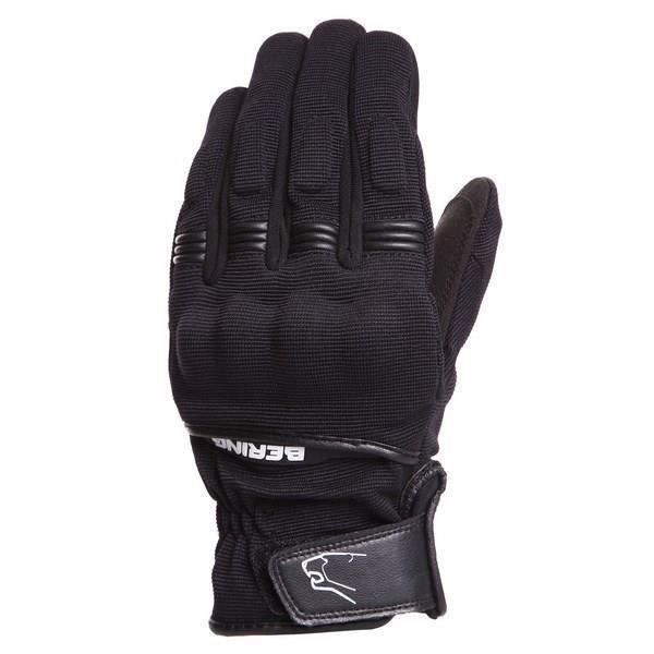 BERING Gants Moto Lady Fletcher Noir.Homologué EPI (loi du 20/11/2016)