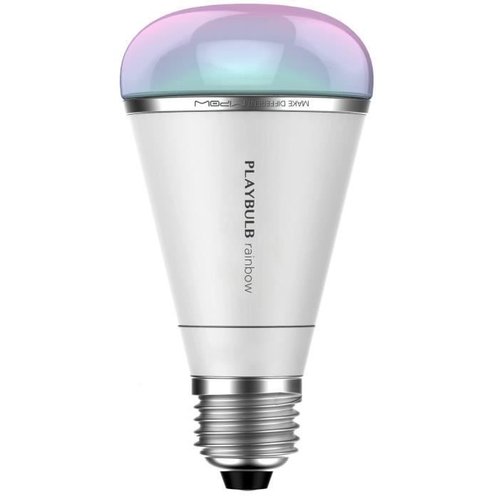 MIPOW PLAYBULB Rainbow ampoule LED connectée E27 puissance 10W équivalence 50W 600lm