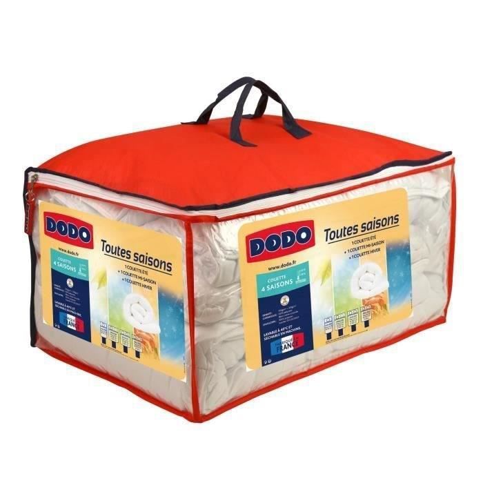 DODO Couette 4 SAISONS 200+300g/m² 200x200cm