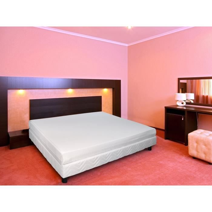 BENOIST Matelas ATHENEE 160x200 cm - Mousse - Ferme - 35 kg/m3 - 2 personnes