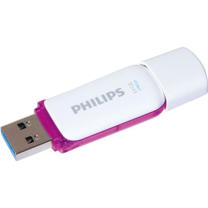 Philips Clé USB - Snow - USB 2.0 - 64Go