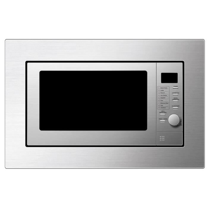 Exquisit Four micro-ondes encastré Acier1