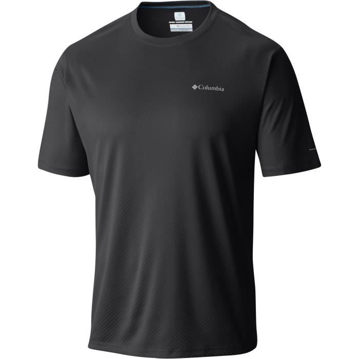 COLUMBIA T-shirt de randonnée Zero Rules - Homme - Noir