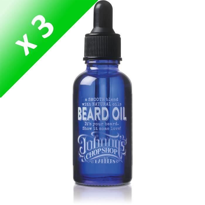Produit shopeco.fr : Lot De 3 - Johnny's Chop Shop - huile barbe