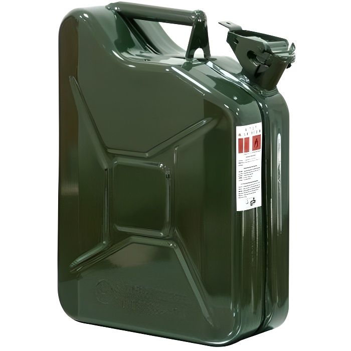 JERRICAN METAL HOMOLOGUE VERT 20L