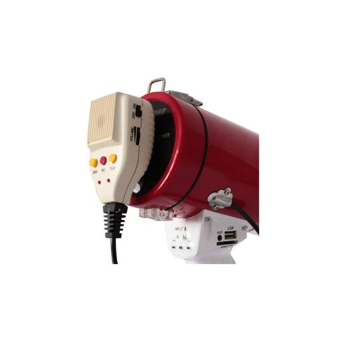 LTC AUDIO MEGA60USB-BT Mégaphone rechargeable 60w avec usb/sd et bluetooth