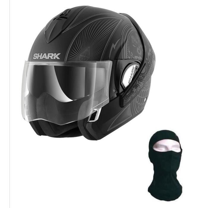 SHARK Casque Moto Modulable Evoline Série 3 Mezcal Mat + Cagoule