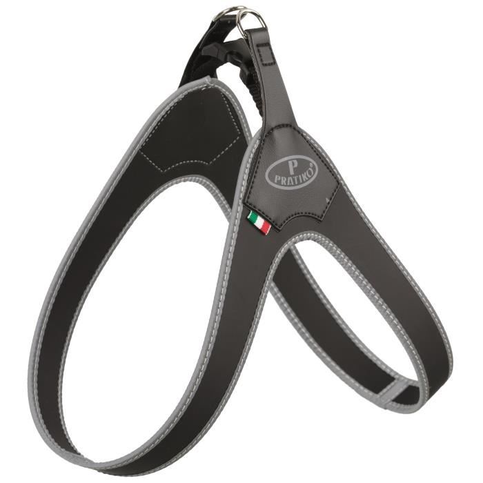 TRIXIE Harnais confort Apollo Pratiko - XS : 33-40cm - Noir - Pour chien