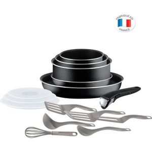 TEFAL INGENIO ESSENTIAL Batterie de cuisine 15 pi?ces L2009202 16-18-20-26 cm Tous feux sauf induction