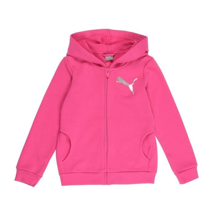 PUMA Sweatshirt à capuche Graphic Tee - Fille - Rose bonbon