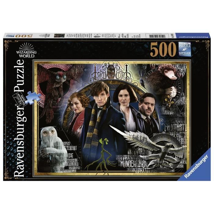 RAVENSBURGER Puzzle 500 p - Les Animaux fantastiques : les crimes de Grindelwald