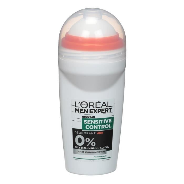 MEN EXPERT Déodorant bille Men Expert Sensitive Control - 50 ml