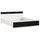 STRASS Lit adulte contemporain laqué noir et blanc