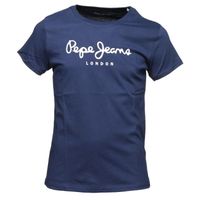 T-SHIRT Tee Shirt Garçon Pepe Jeans Art Pb501228 595 Navy T-SHIRT Tee Shirt Garçon Pepe Jeans Art Pb501228 595 Navy