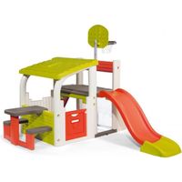 MAISONNETTE EXTÉRIEURE SMOBY Fun Center: Toboggan Basket Foot Escalade MAISONNETTE EXTÉRIEURE SMOBY Fun Center: Toboggan Basket Foot Escalade