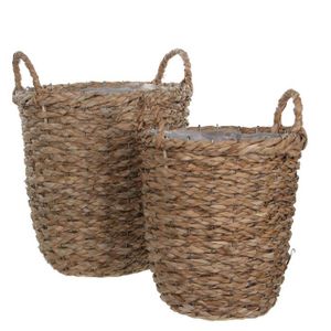 EDELMAN Panier Set de 2 - Zostere - Marron - H42 x D39 cm