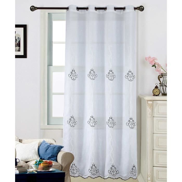 Voilage grande largeur KM 300x260cm - Noir