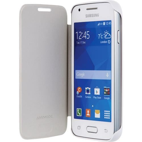 ANYMODE Etui folio pour Samsung Galaxy Trend Lite 2 - Blanc