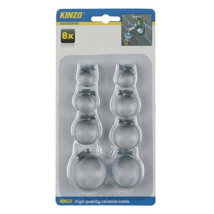 KINZO 8 Colliers de serrage