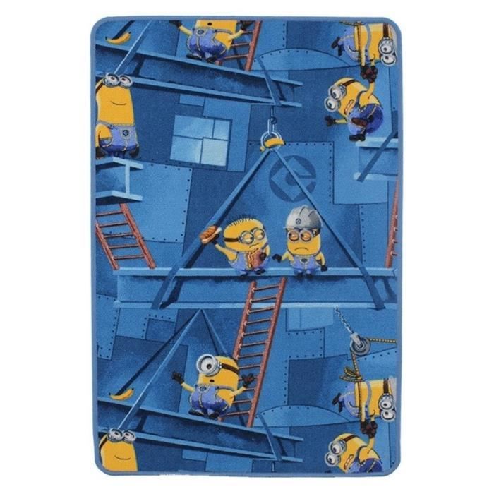MINIONS Tapis 80x120cm Bleu