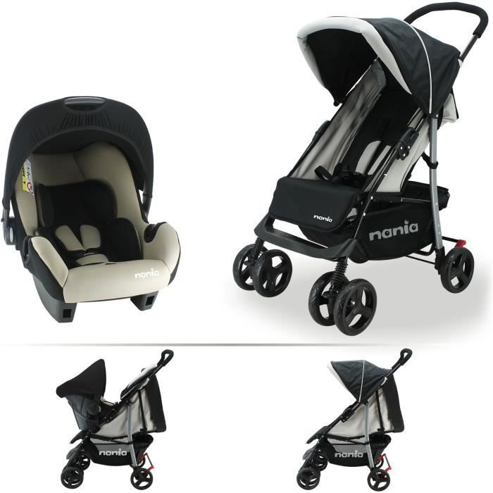 poussette nania rose