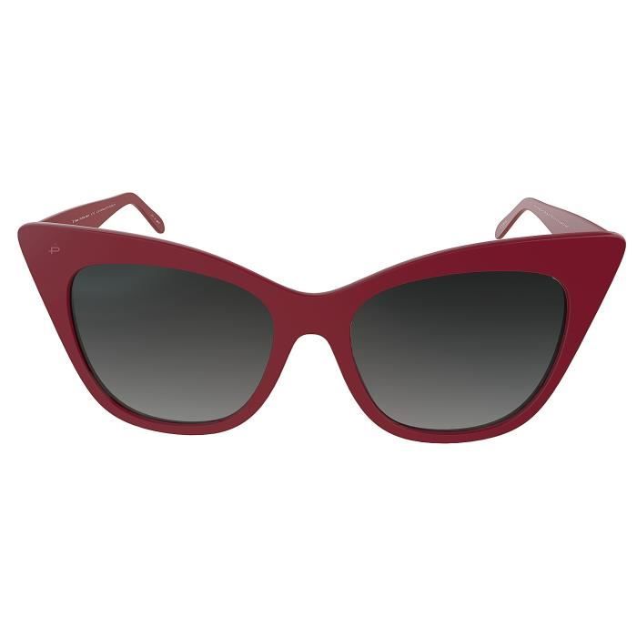 PRIVE REVAUX - Lunettes Cat Eye - Modèle The Mister Bordeaux Femme
