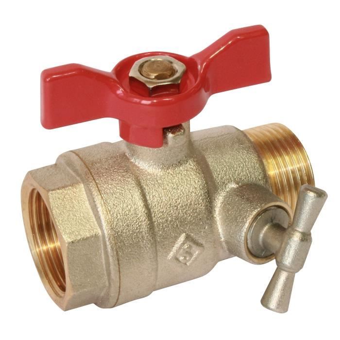 SOMATHERM Vanne à sphère ACS Mâle Femelle 3/4\