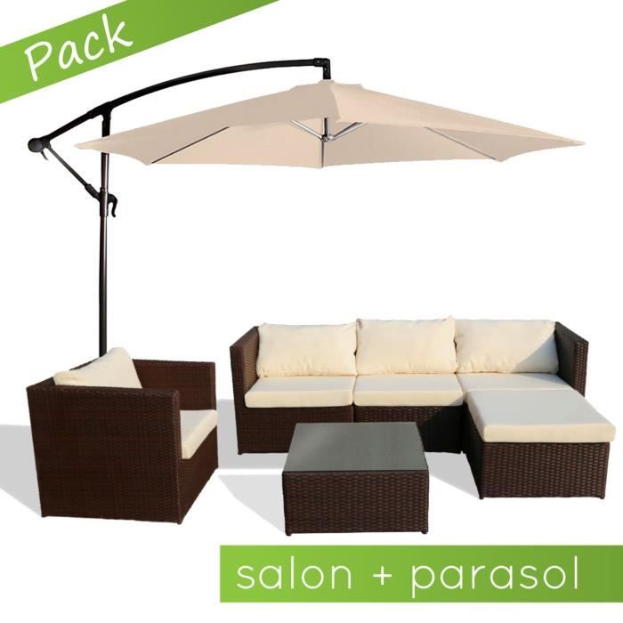 Pack Salon résine FIORENTINA 4 pl + parasol beige - Achat / Vente ... Pack Salon résine FIORENTINA 4 pl + parasol beige - Achat / Vente ...