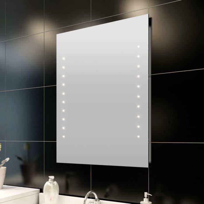 miroir led salle de bain