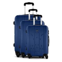 SET DE VALISES JLS Set de 3 Valises chariot - ABS - 4 roues - 75 SET DE VALISES JLS Set de 3 Valises chariot - ABS - 4 roues - 75