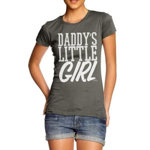 De La Femme Papa Drôle De Petite Fille 100 T Shirt En Coton Ras Du Cou Confortable Et Doux Classique T Shirt Gu0kj Taille 40