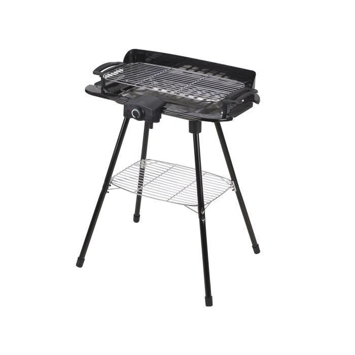 TRISTAR BQ-2820 Barbecue électrique sur pieds - Noir