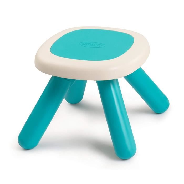 SMOBY - Kid Tabouret Intérieur / Extérieur Bleu
