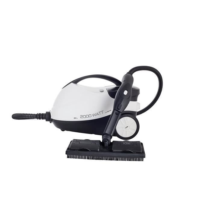 SOLAC S94902000 Nettoyeur vapeur ECOGENIC ARCO 2000 W - Blanc et Noir