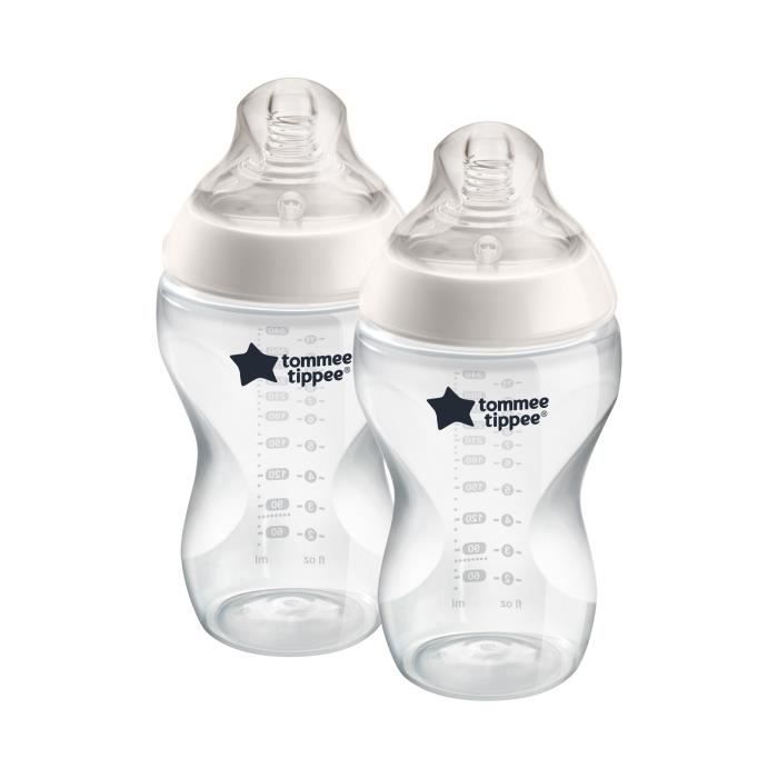 TOMMEE TIPPEE Biberons 3m+ 340ml X2
